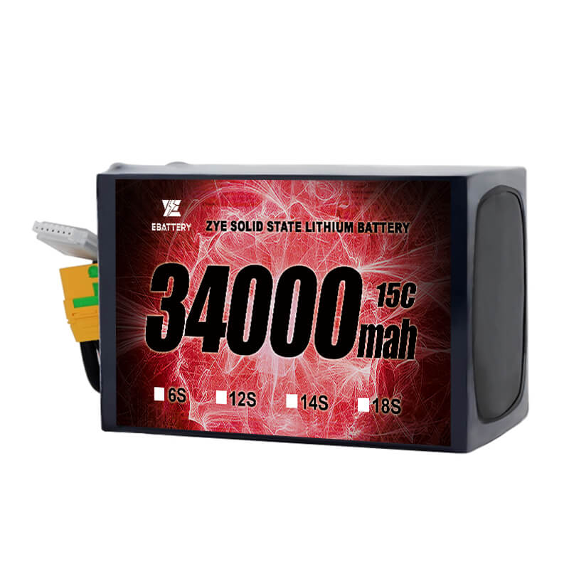 Li жоғары энергия HV 34000mah қатты күйдегі батарея