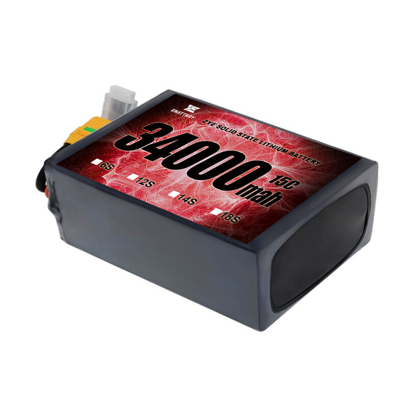 Li HV 34000MAH 24S қатты күйдегі батарея